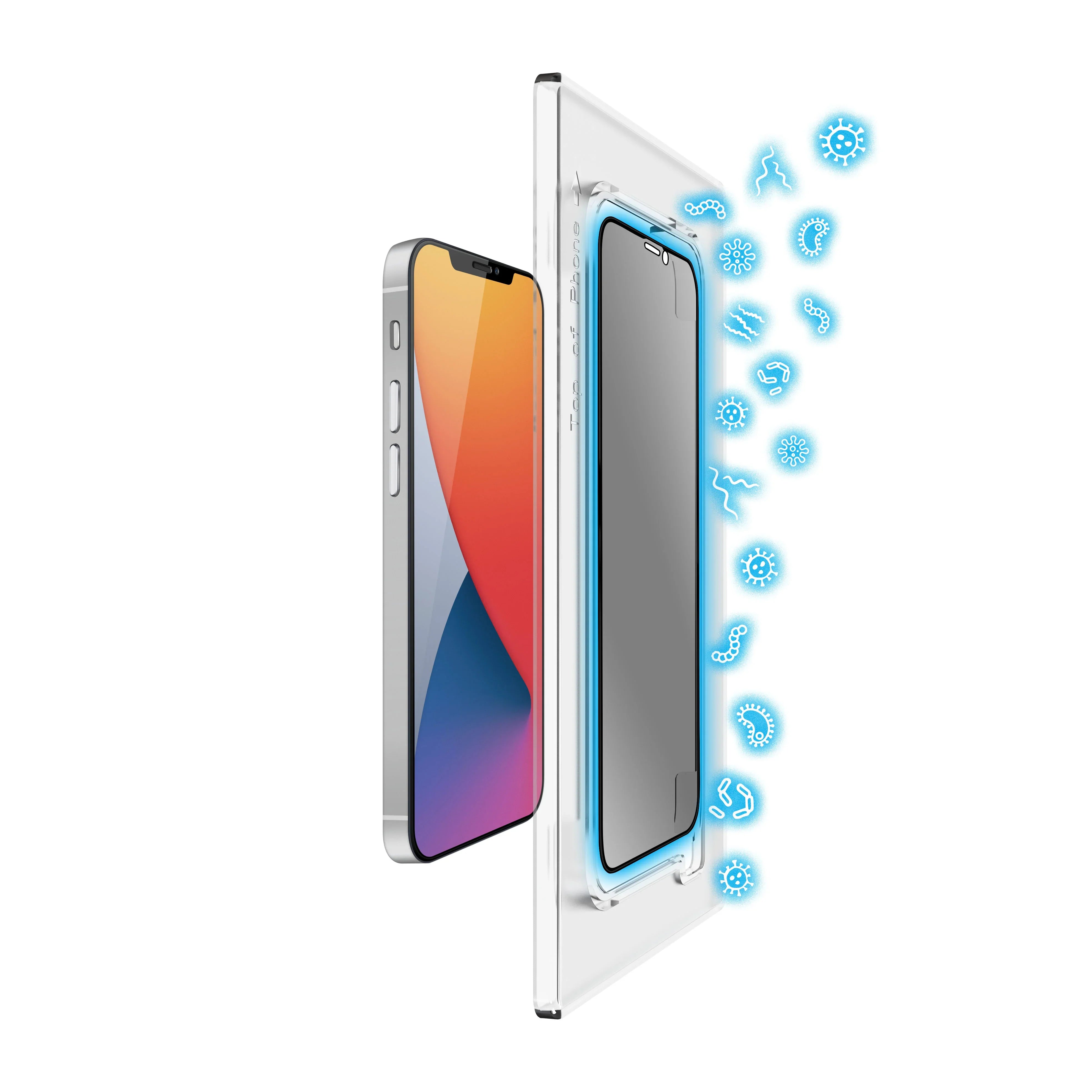 Torrii Bodyglass Anti-Bacterial Coating For iPhone 12 Mini - Privacy - Tashqila Torrii Bodyglass Anti-Bacterial Coating For iPhone 12 Mini - Privacy - Tashqila